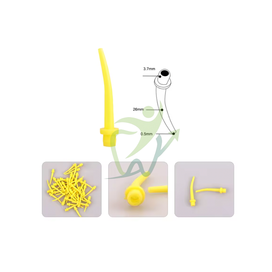 Embouts intra-oraux jaunes – (x100)