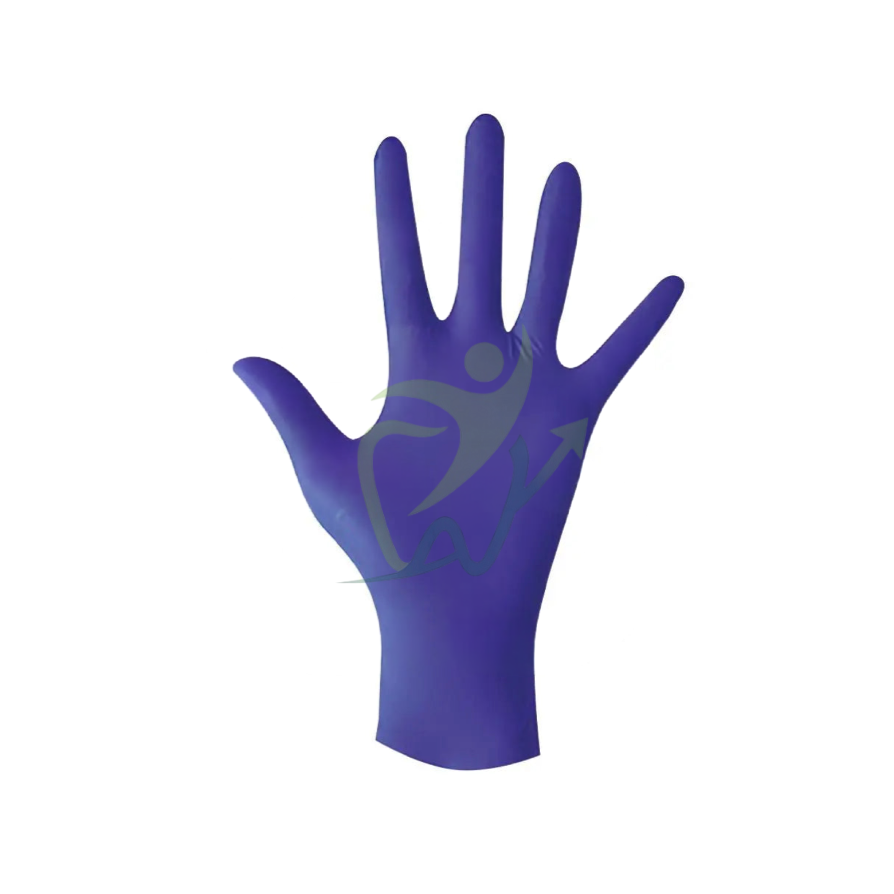 GUANTES DE NITRILO AZUL Sin polvo (100)