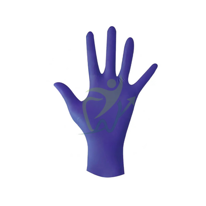 GUANTES DE NITRILO AZUL Sin polvo (100)
