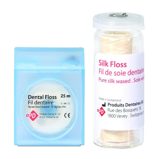 DISPENSADOR DE CERA DE HILO DENTAL DE NYLON PLAST.25M PD